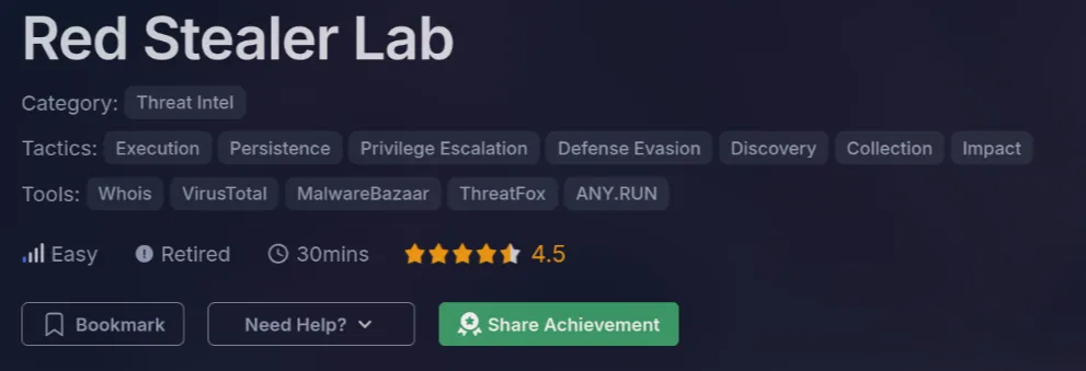 Screenshot of CyberDefender - RedStealer