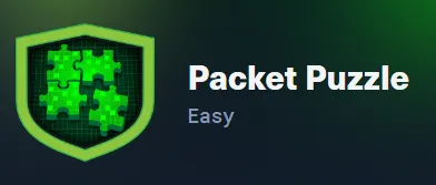 Screenshot of PacketPuzzle HTB sherlock